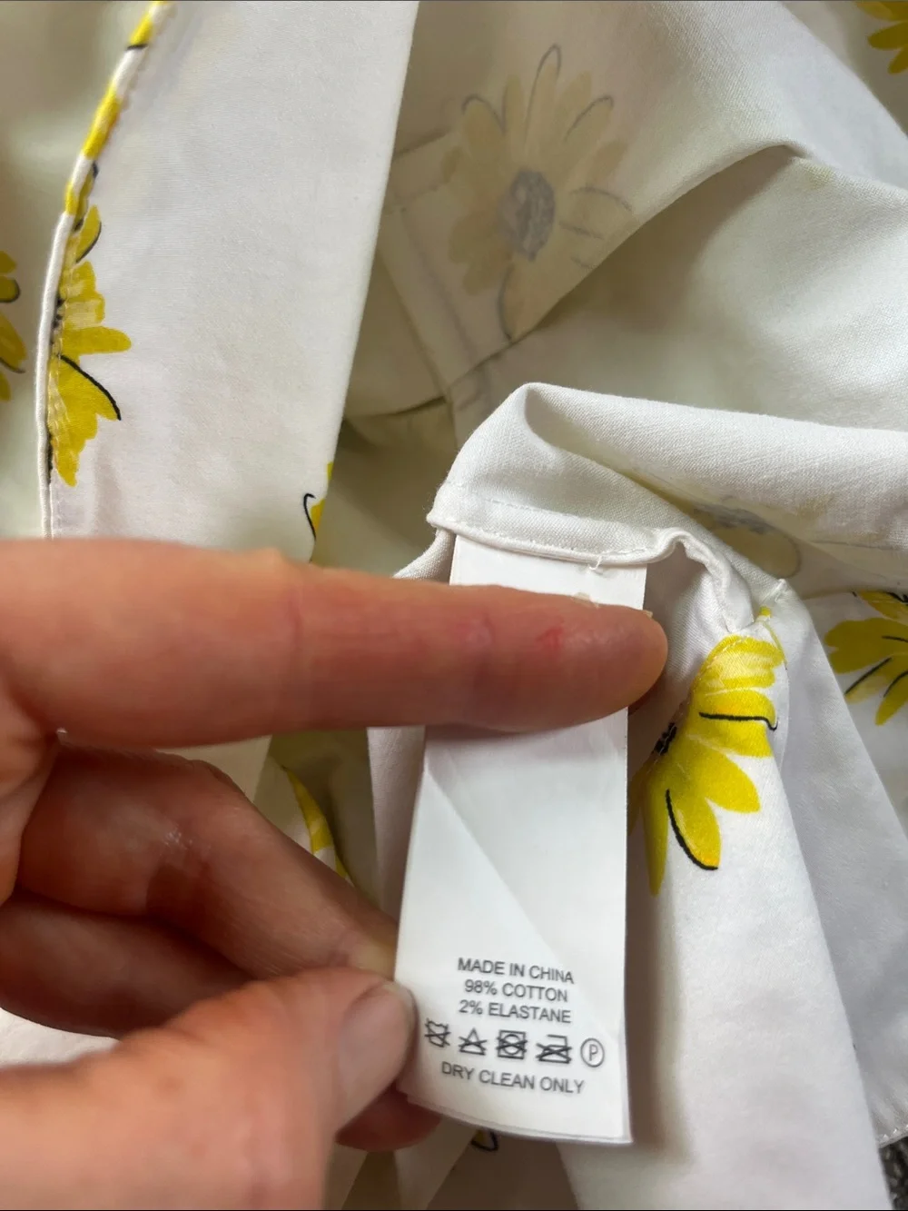 🌻🌻🌻Kate Spade Cotton Sateen Poplin Big Bow Sunflower Blouse sz8 EUC